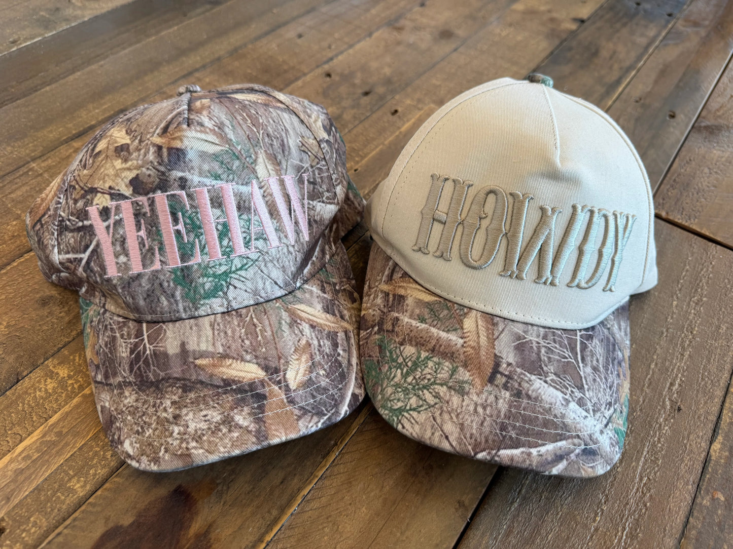 PREORDER Howdy Camo Embroidered Hat