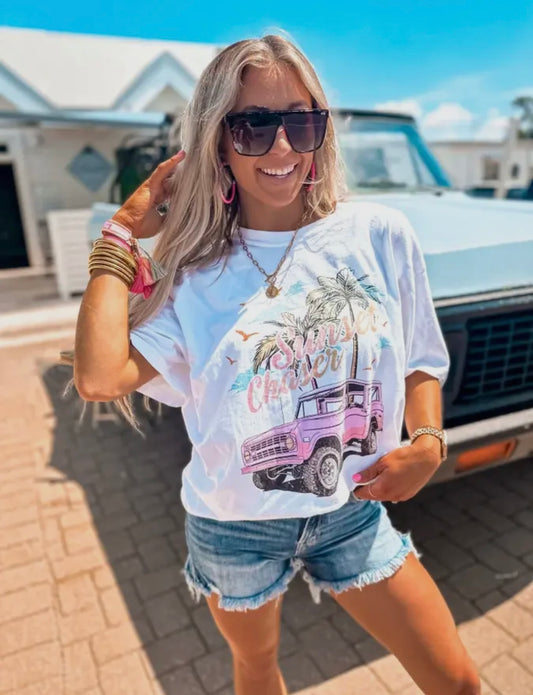 Sunset Chaser Bronco Tee