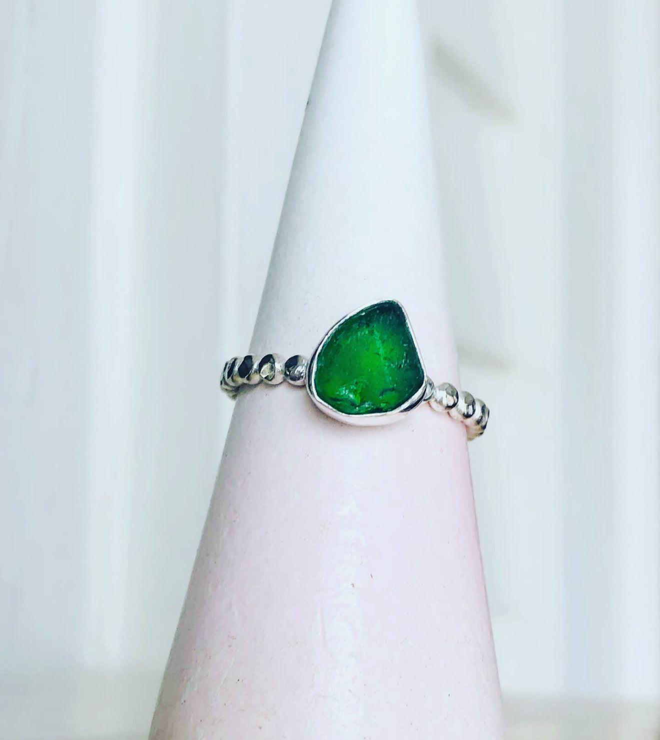 Dainty Seaglass Ring
