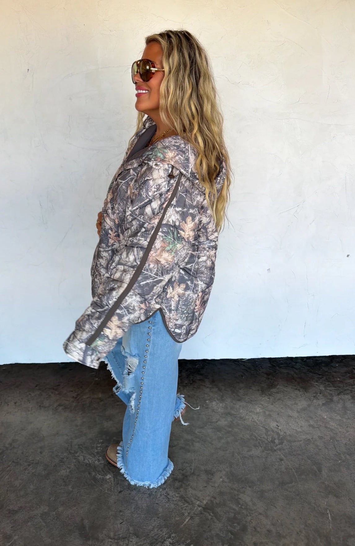Preorder Outdoorsy Woods Camo Puffer Jacket