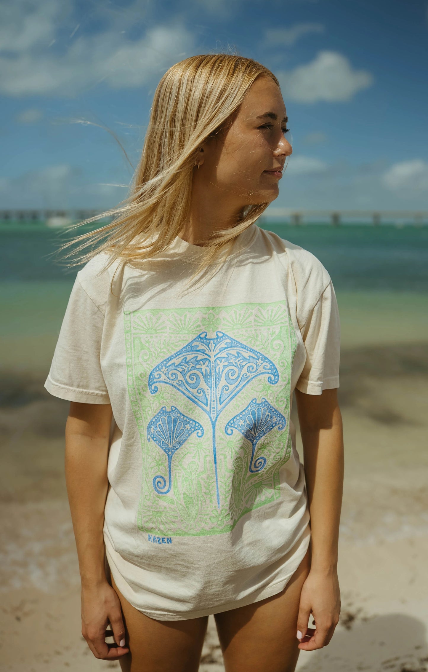 Mermaids & Mantas Tee