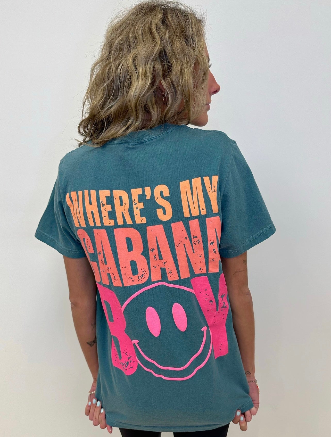 WHERE’S MY CABANA BOY TEE (DARK TEAL)