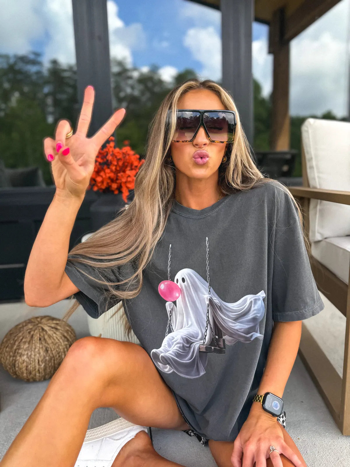 Bubblegum Ghost Tee