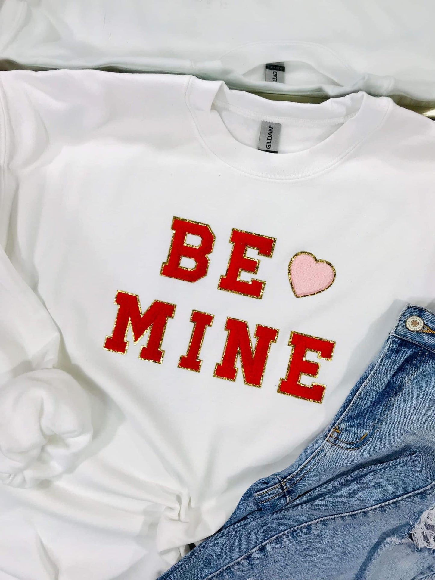 Be Mine Patch Tee/Sweatshirt