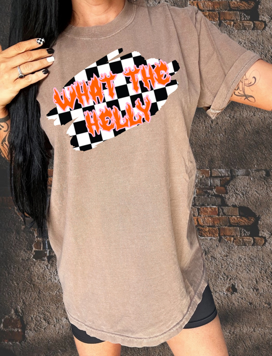What the Helly Checkered Tee