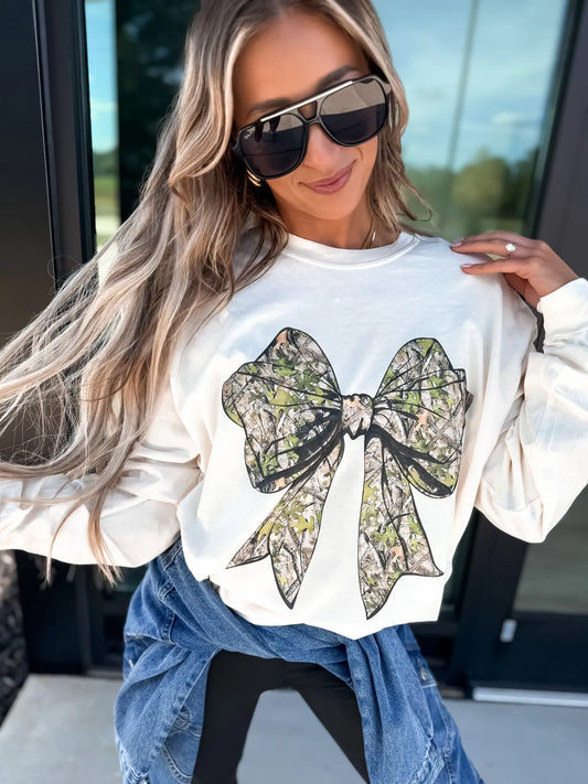 Bows & Camo Long Sleeve