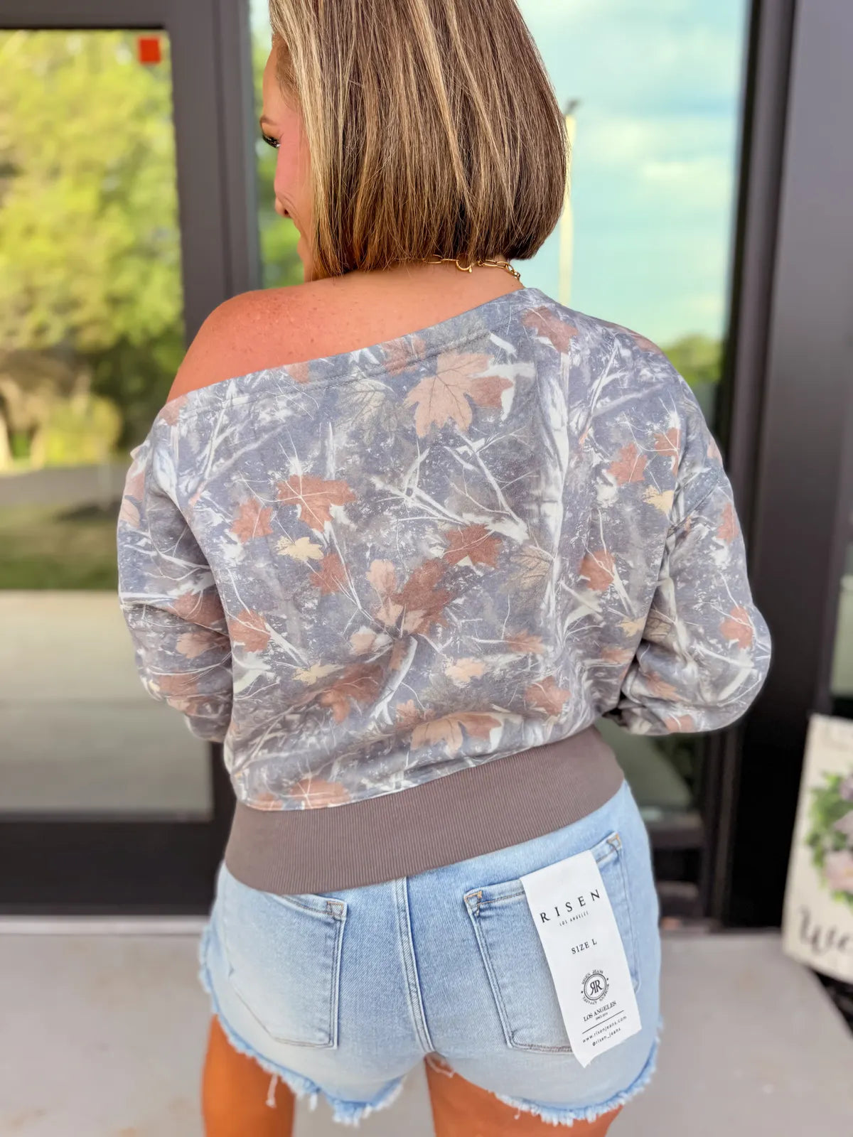 Preorder Timber Haze Off Shoulder Pullover