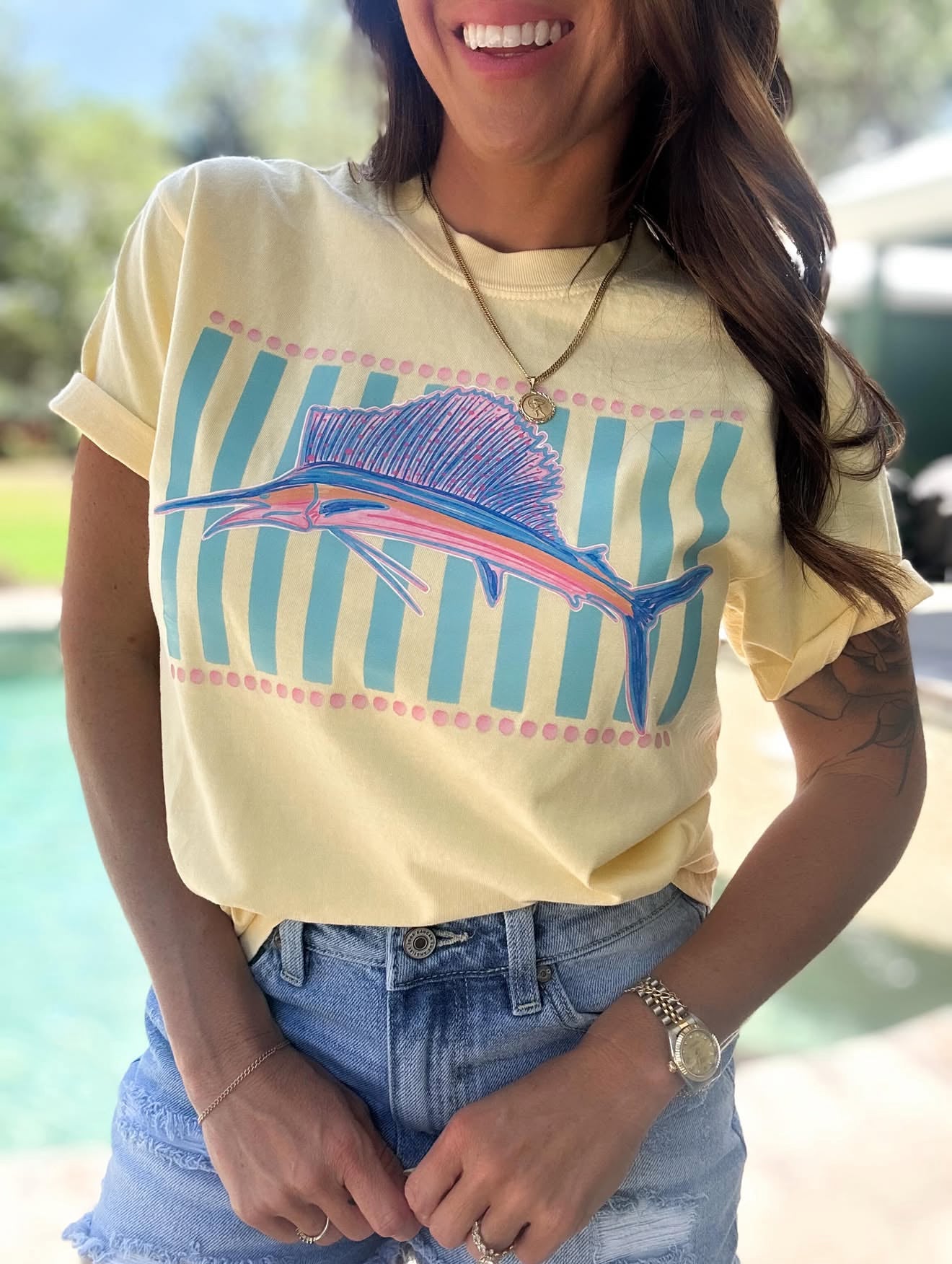 Preppy Sailfish Tee