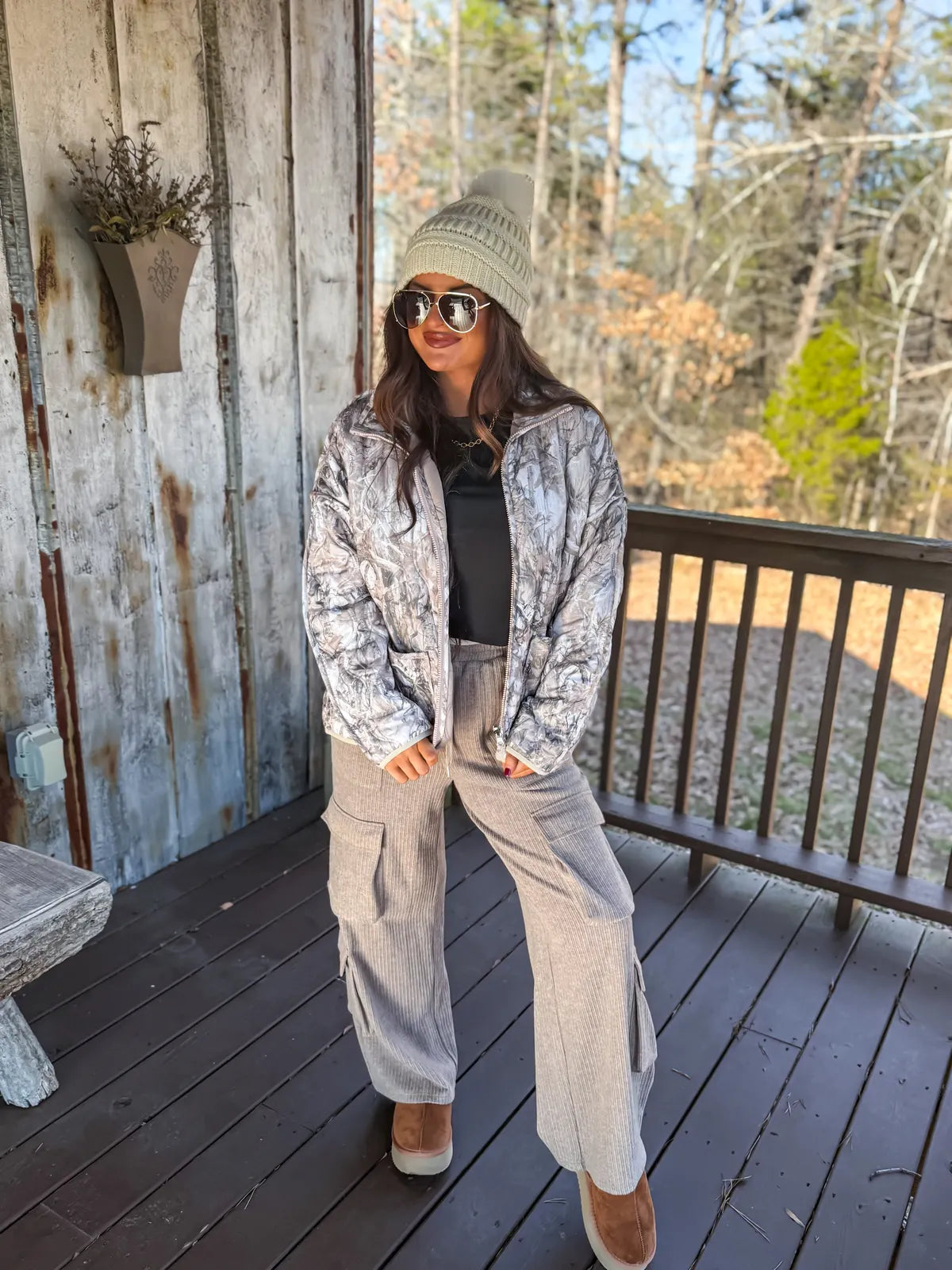 PREORDER Dark Camo Cozy Cloud Jacket