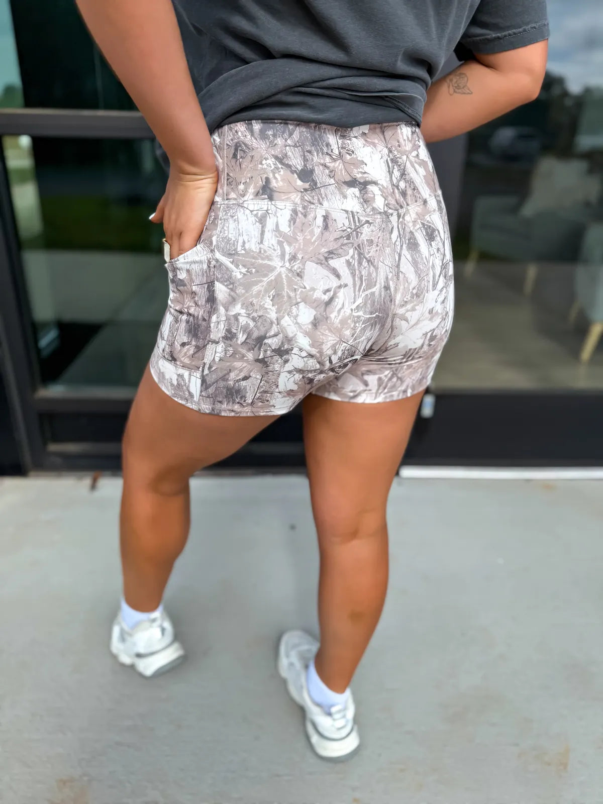 PREORDER Dark Camo Biker Shorts