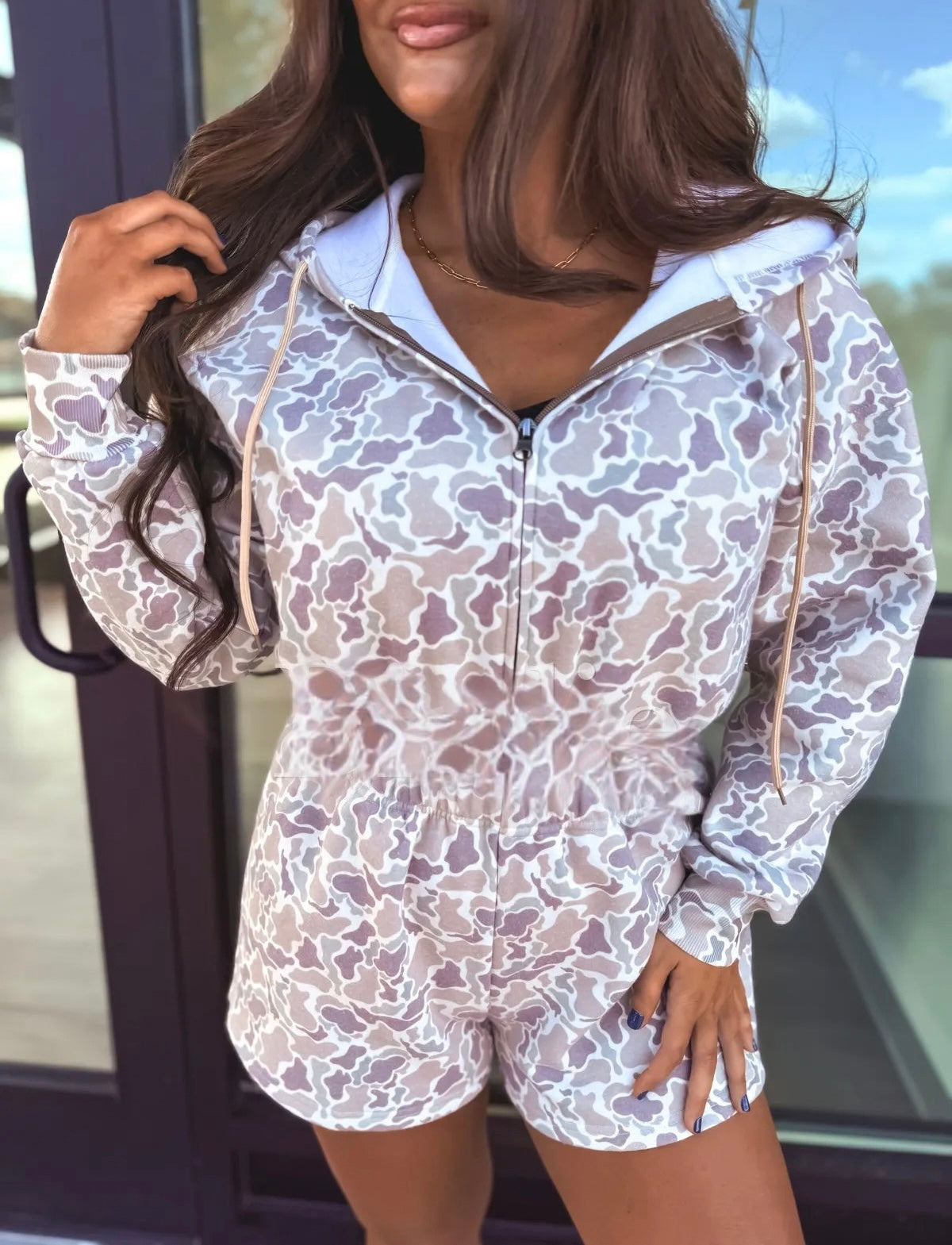 PREORDER Duck Camo Cozy Hooded Romper