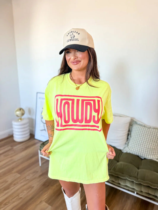 Howdy Neon Tees