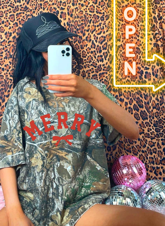 Merry Camo Tee
