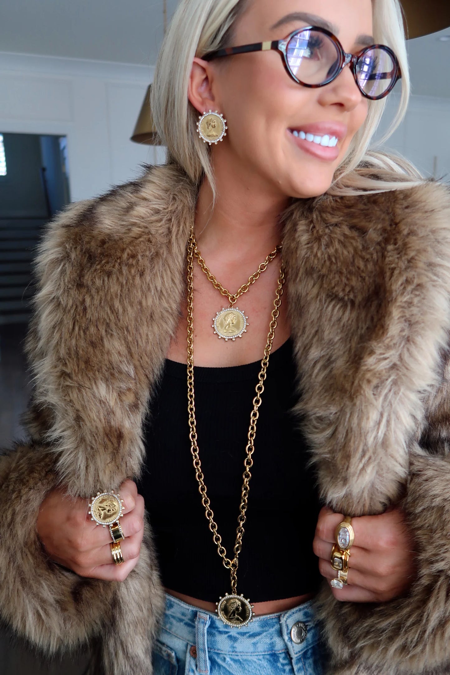 Love Each Other Coin Ring