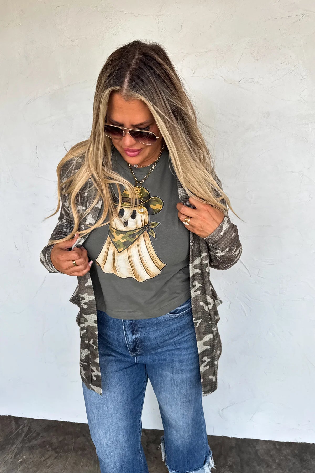 PREORDER Camo Cardigan