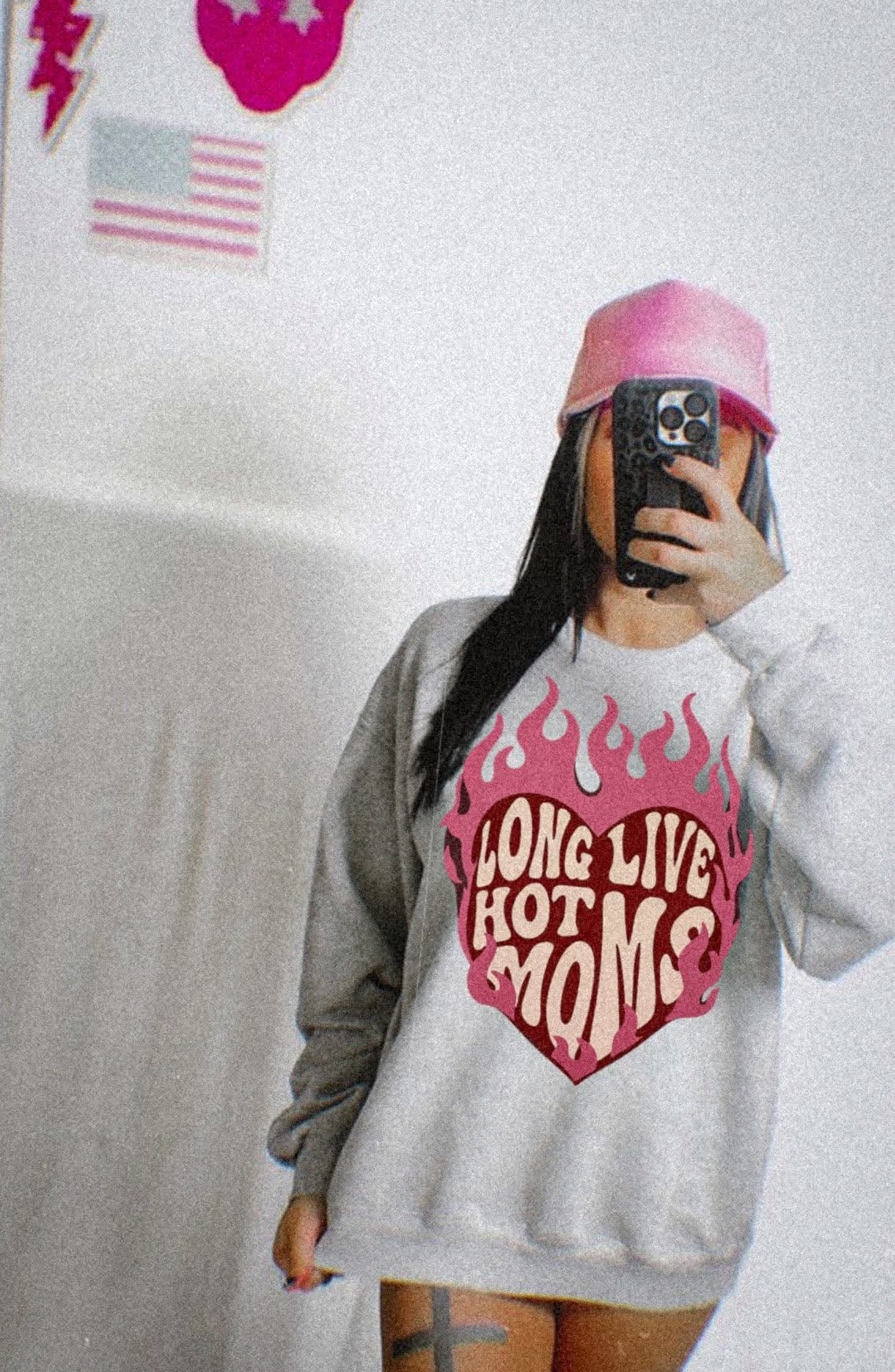 Long Live Hot Moms Tee/Sweatshirt