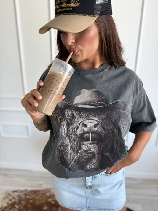 Cows & Coffee Tee