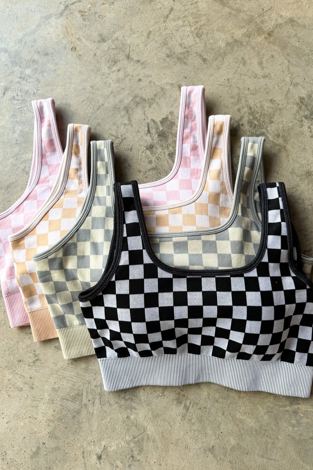 Preorder: Jet Black Checkered Sets