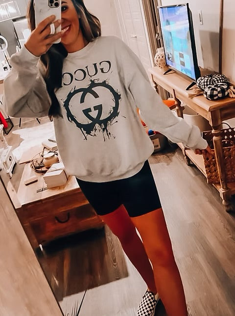 Preppy Splatter Crewneck