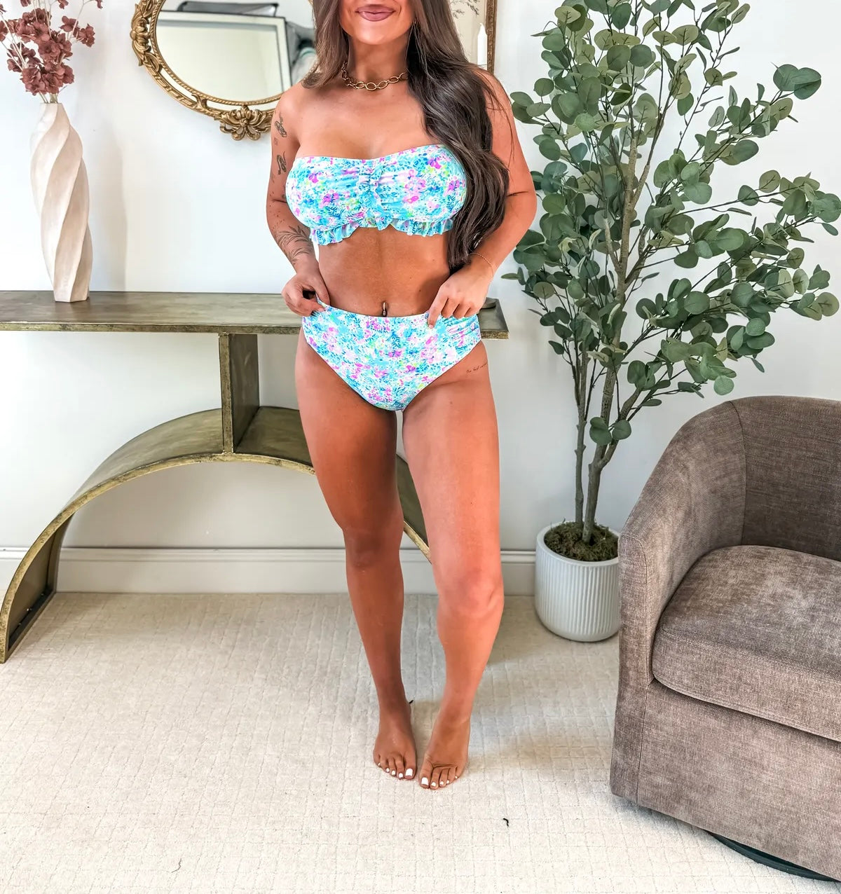 PREORDER Country Club Ruffle Swim Set