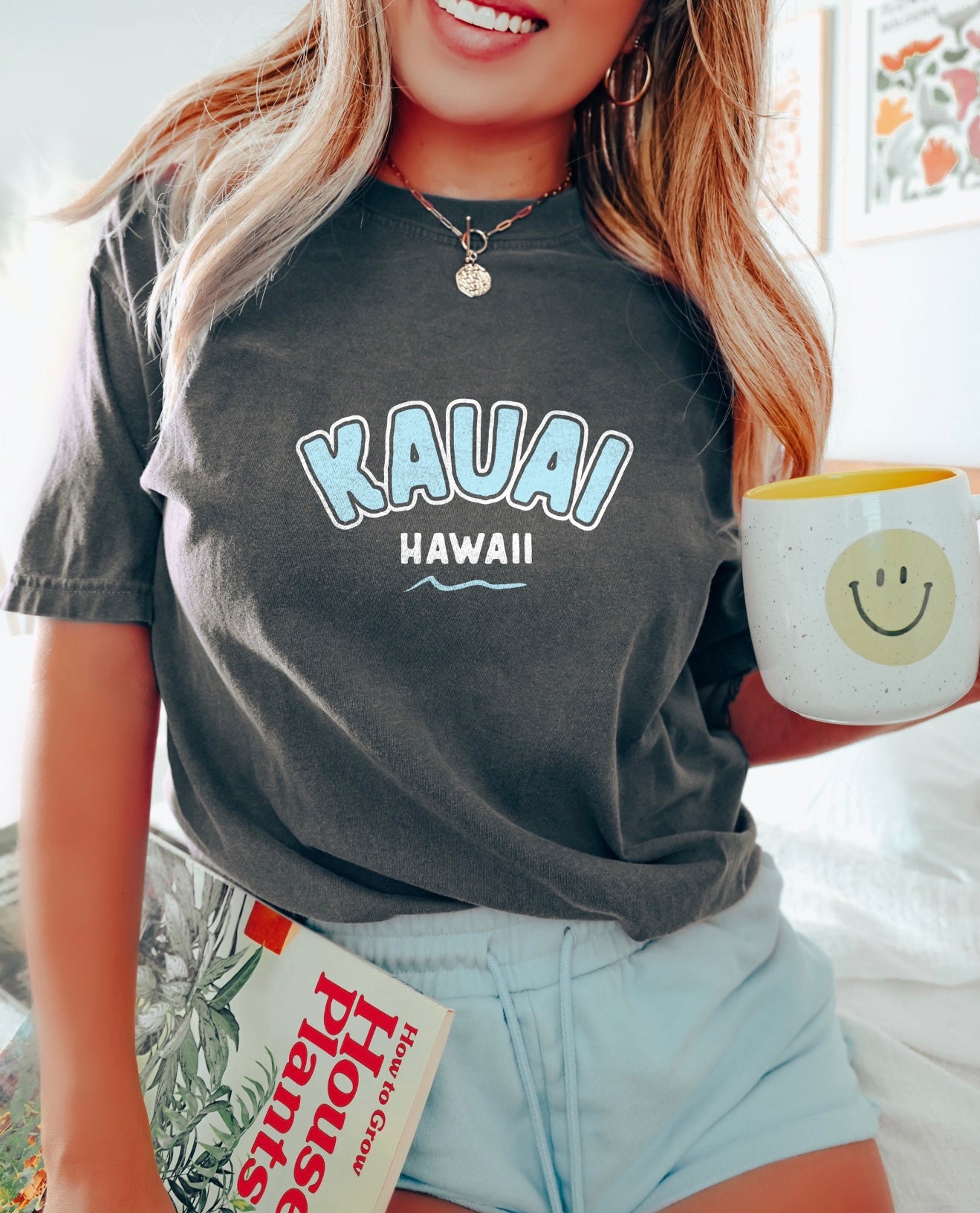 Kauai Hawaii Blue Bubble Tee