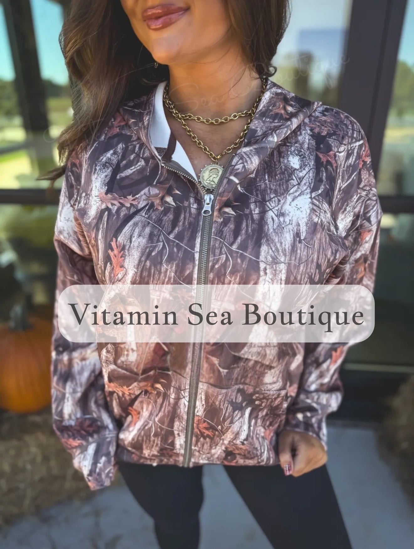 PREORDER Full Zip Realtree Camo Jacket