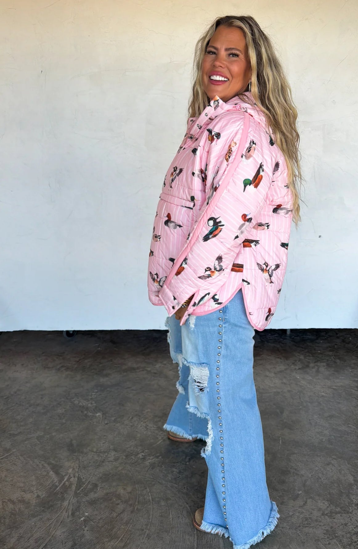 Preorder Outdoorsy Pink Mallard Camo Puffer Jacket