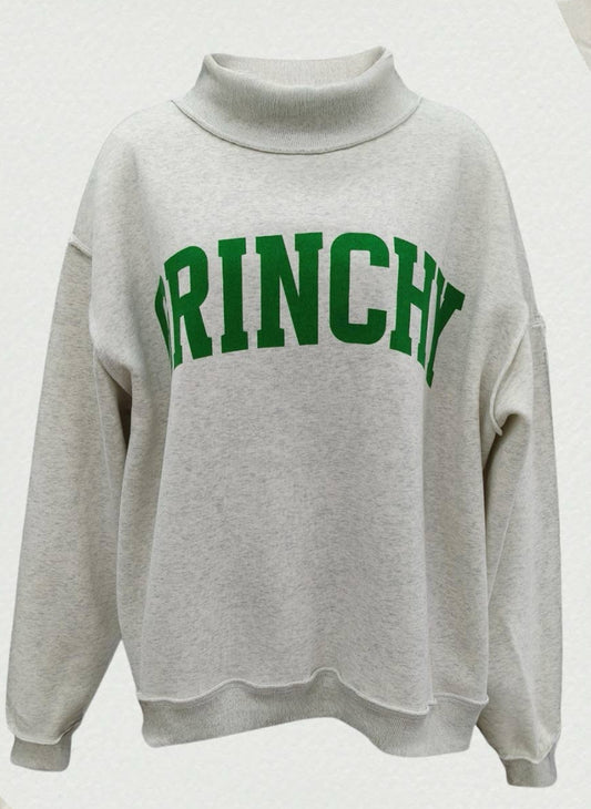 Grinchy / Merry Reversible Mockneck