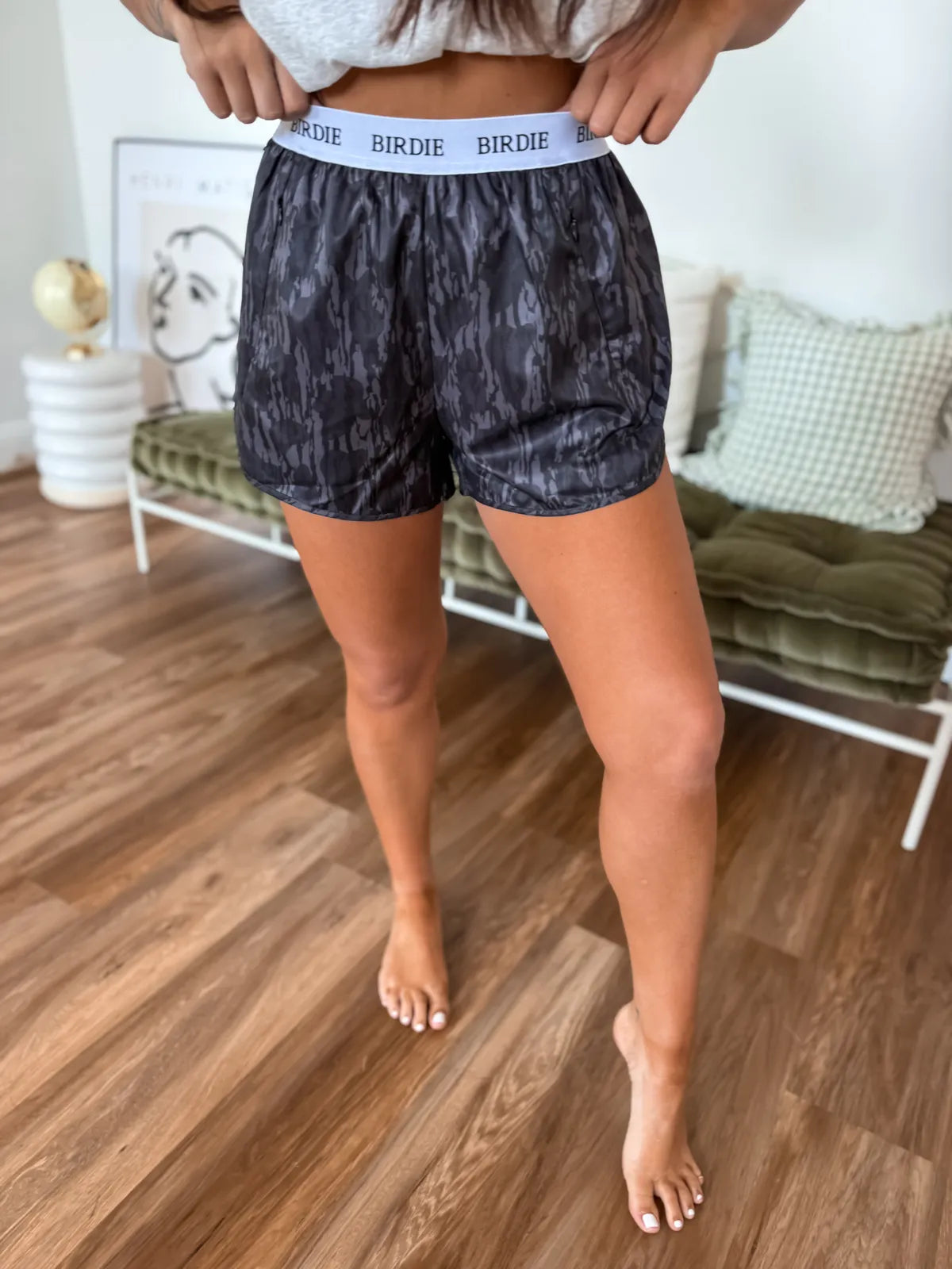 PREORDER Blackout Woodland Camo Shorts
