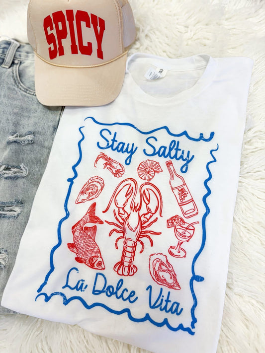 Stay Salty Lobster Tee