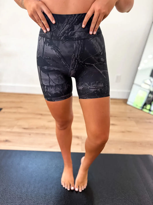 Preorder Carbon Camo Biker Shorts