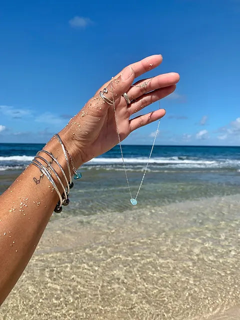 Seaglass Floating Necklace