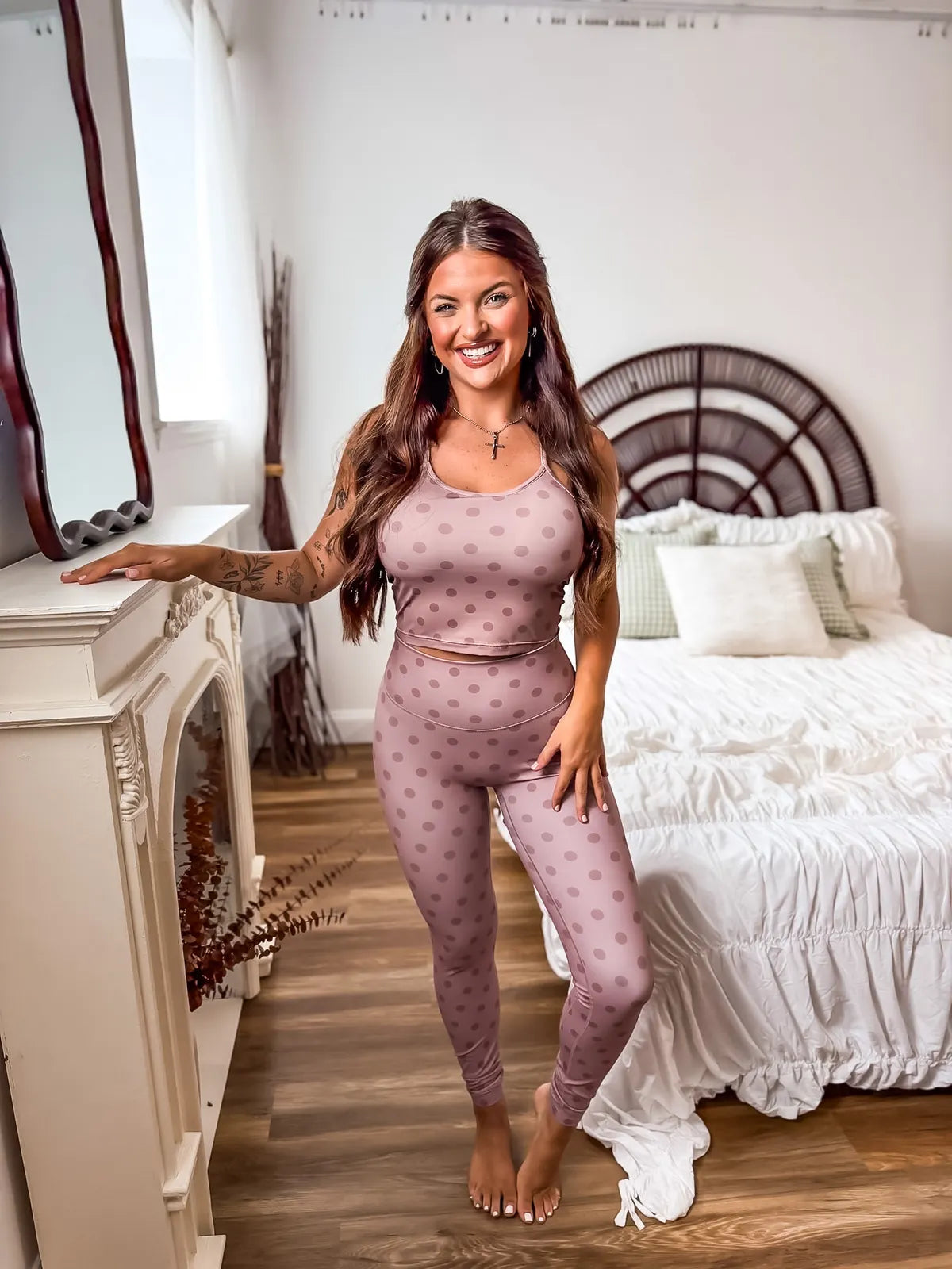 Preorder Pastel Polka Dot Brami & Leggings