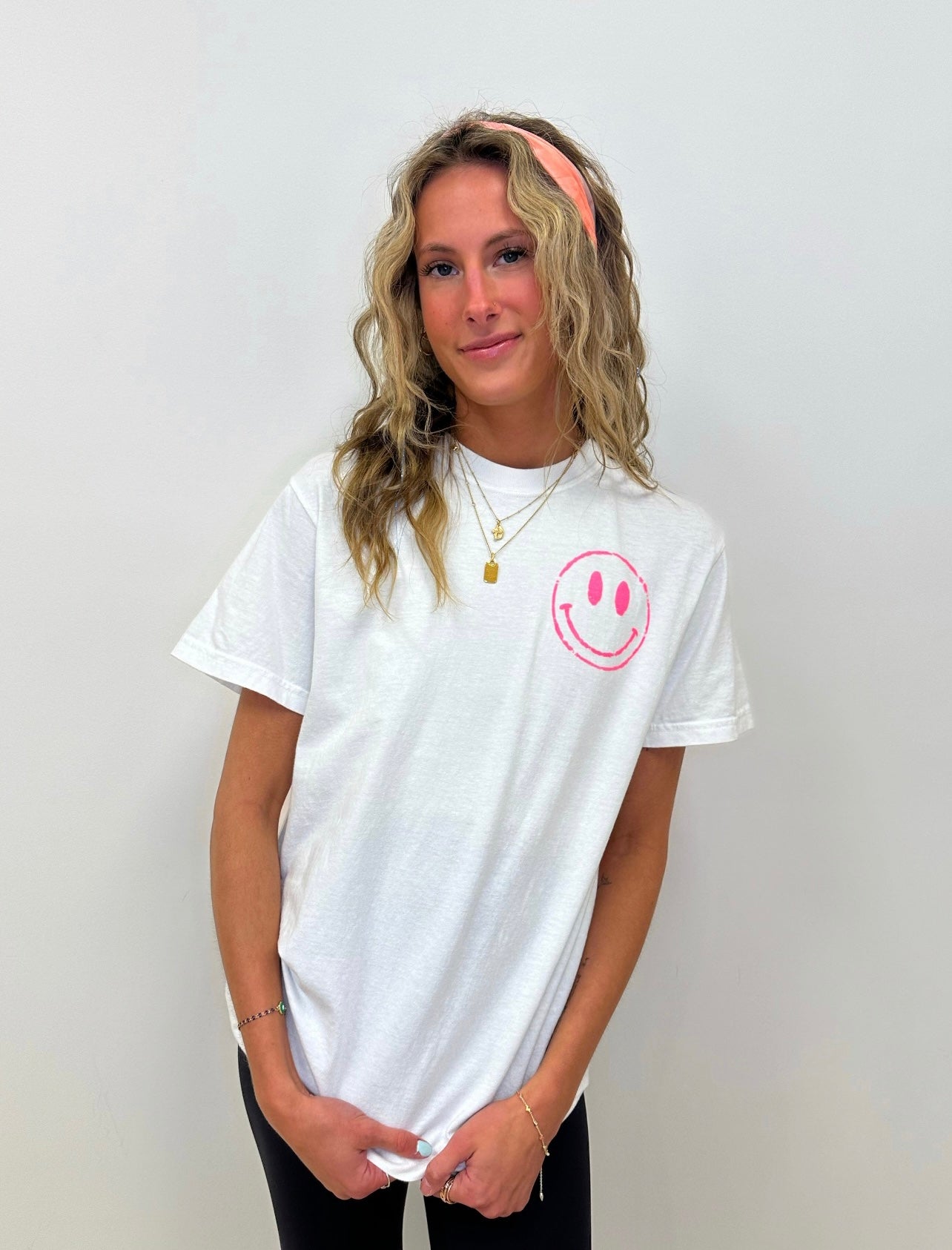 WHERE’S MY CABANA BOY SMILEY TEE (White):