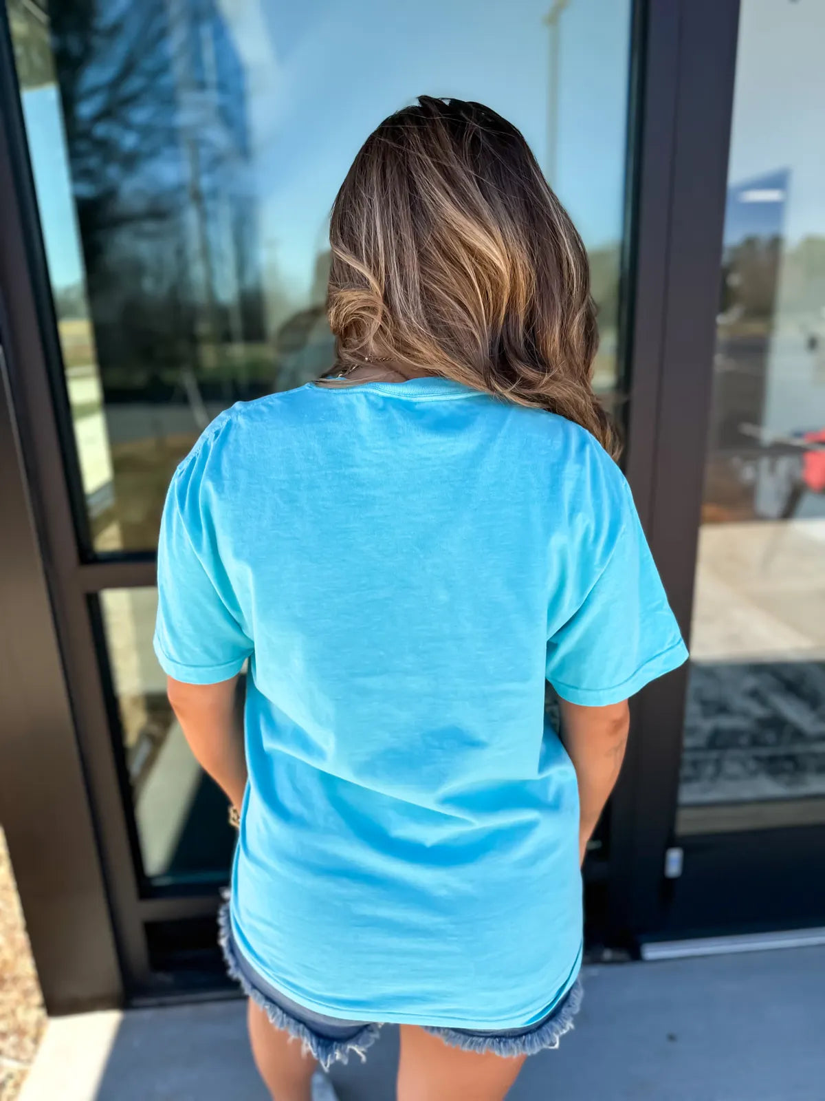 Summer Days/Vibes Ocean Blue Tee