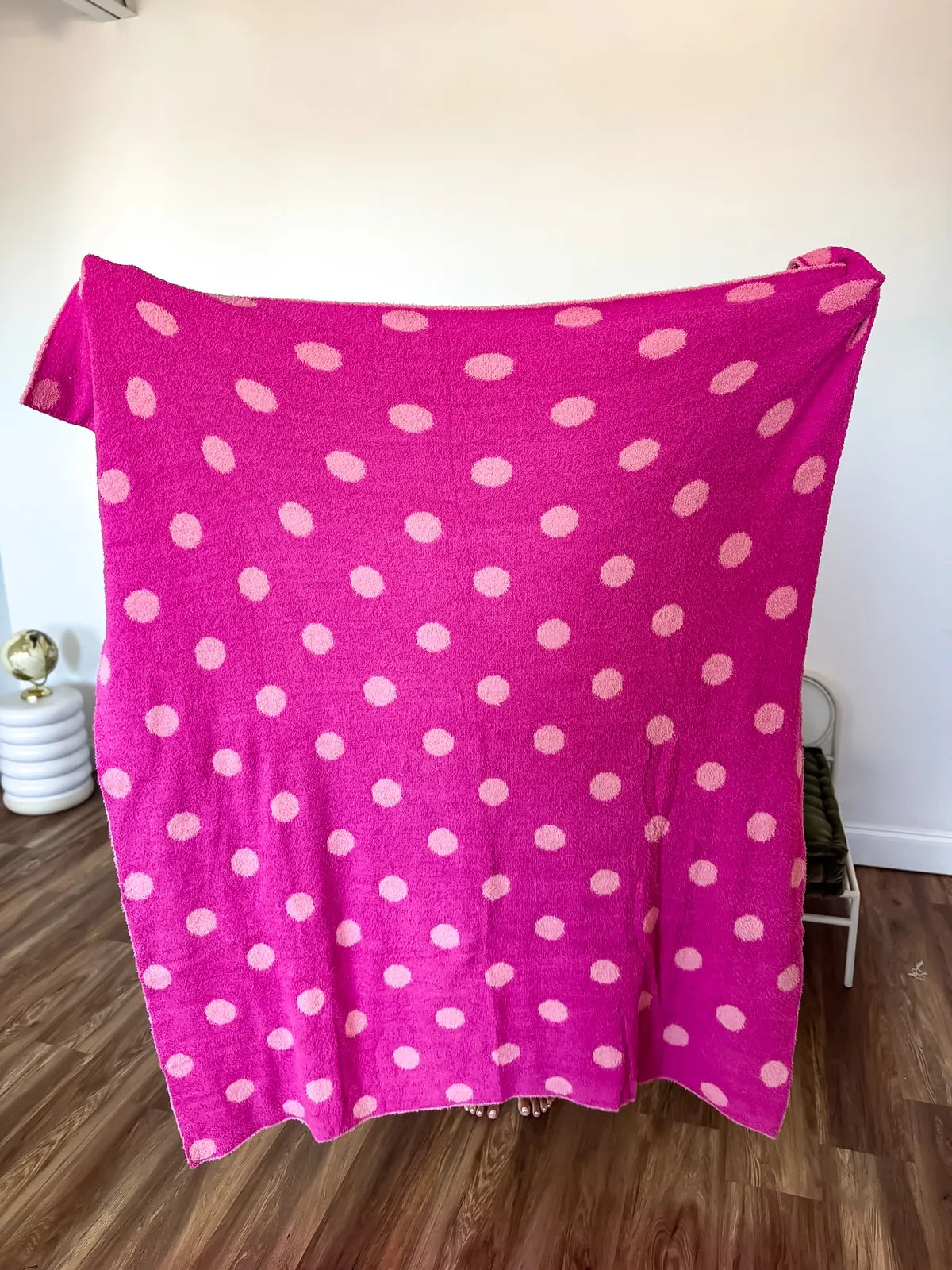 Preorder Pastel Polka Dot Reversible Blankets