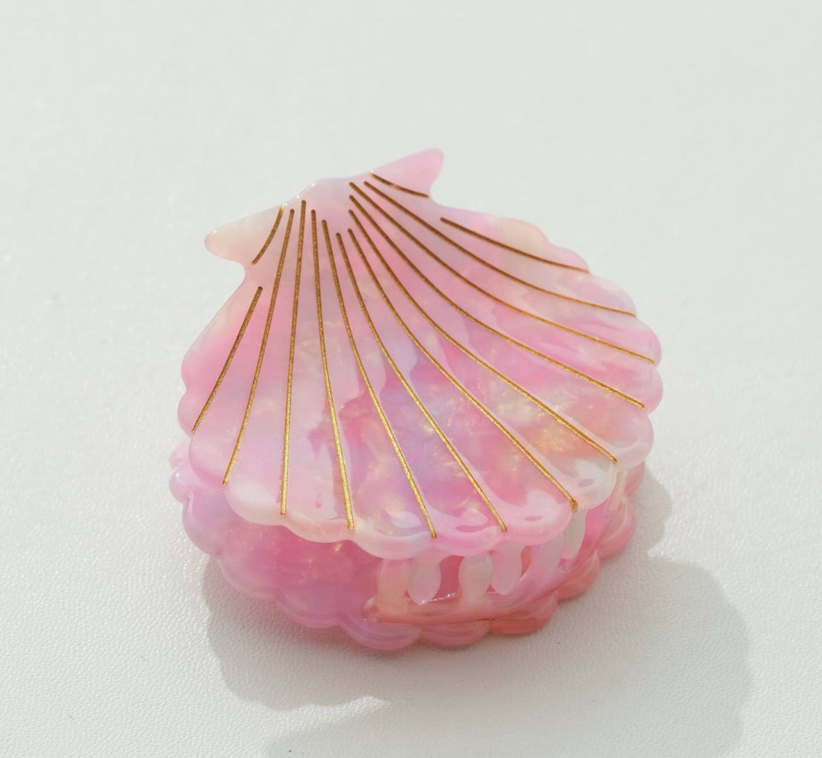 Island Sun Seashell Claw Clip