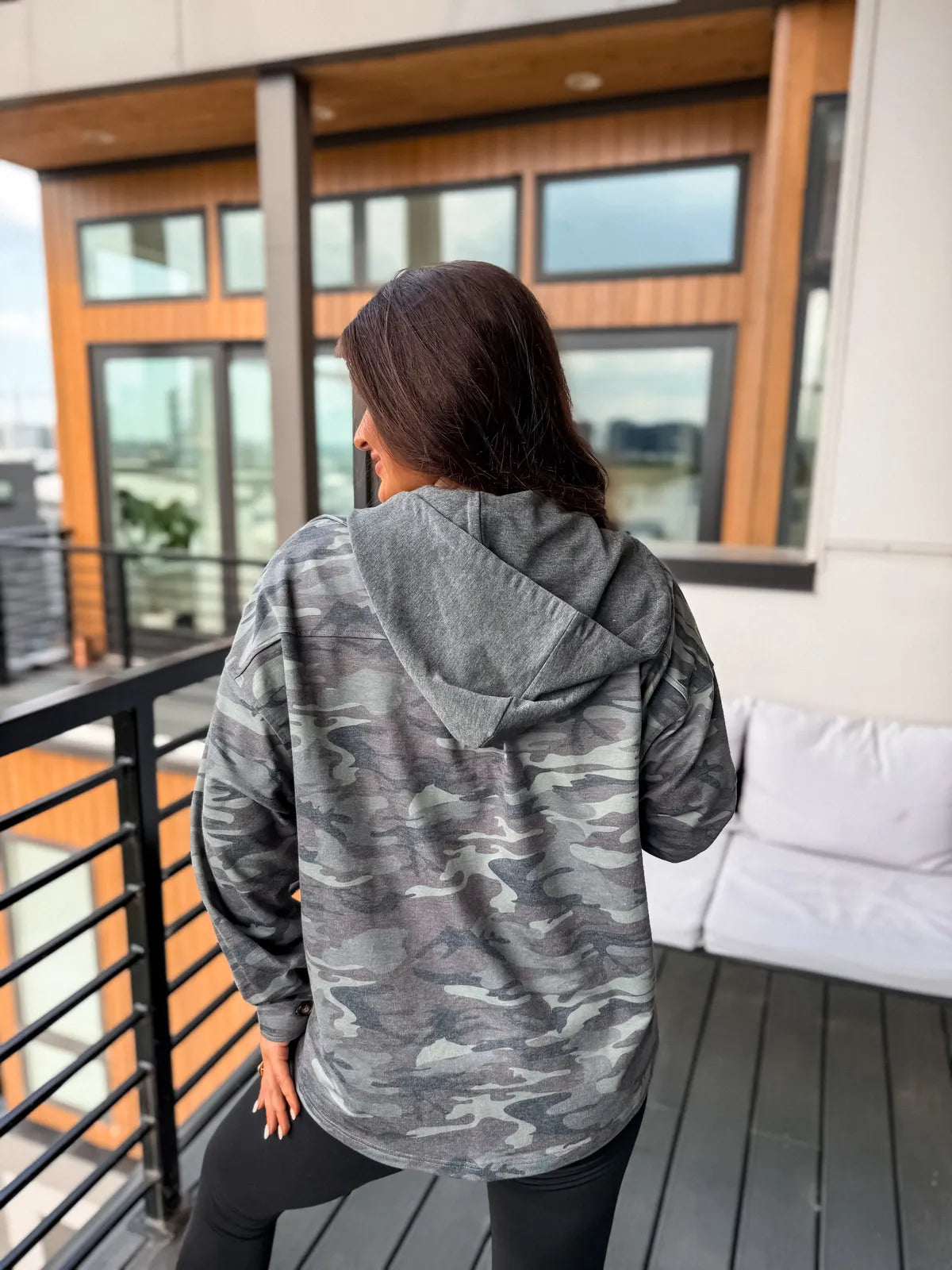 PREORDER Army Green Camo Shacket