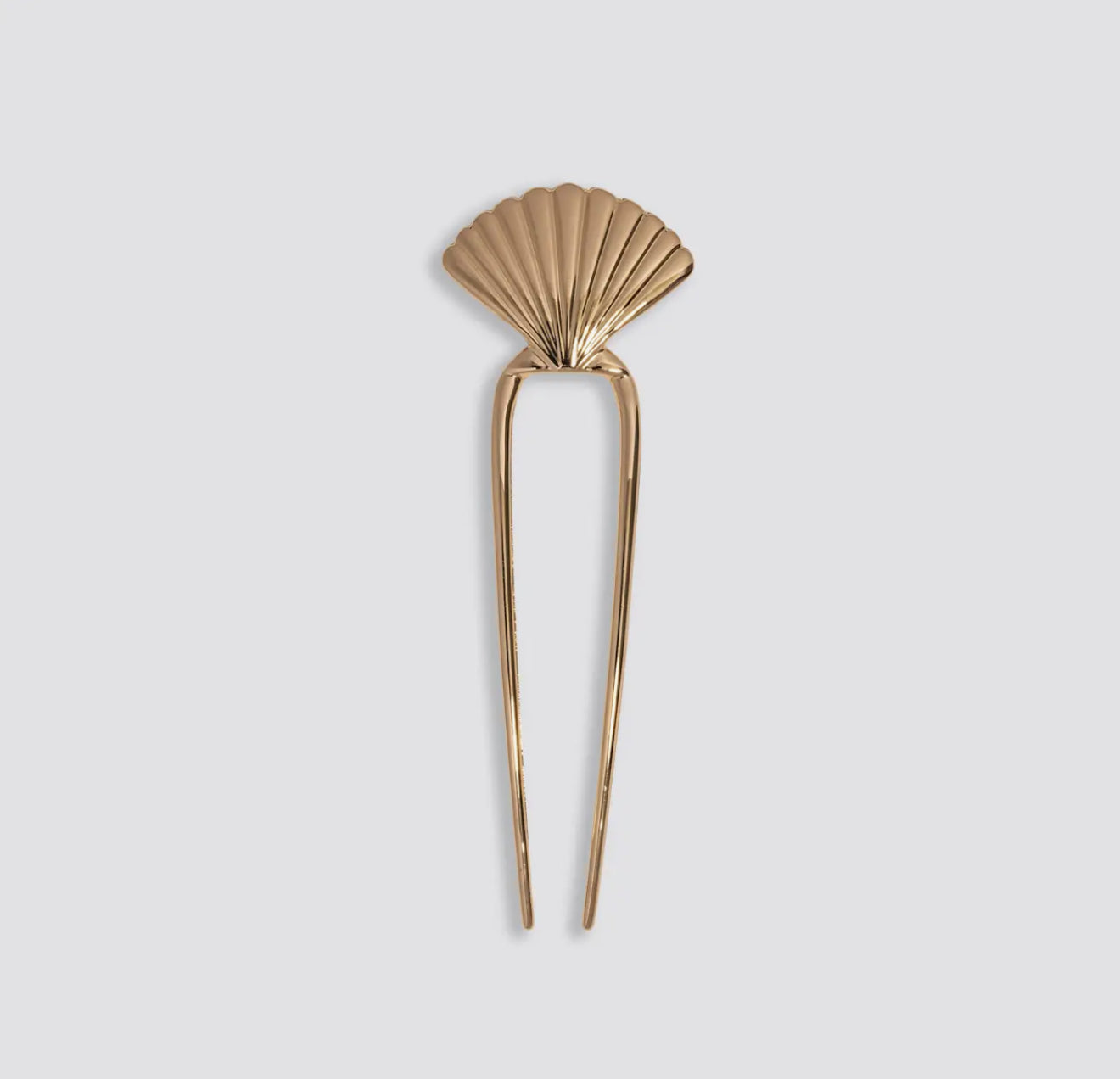 Clamshell Metal French Hairpin