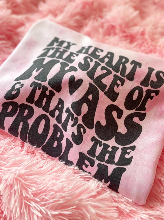 My Heart is the Size of My… Tie Dye Tee/Sweatshirt