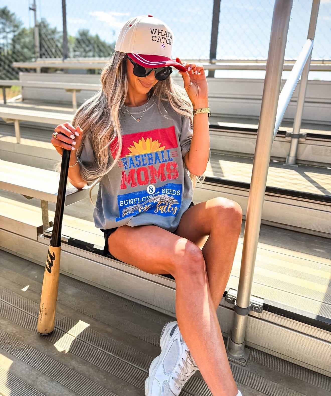 Baseball Moms Sunflower Seeds Tee