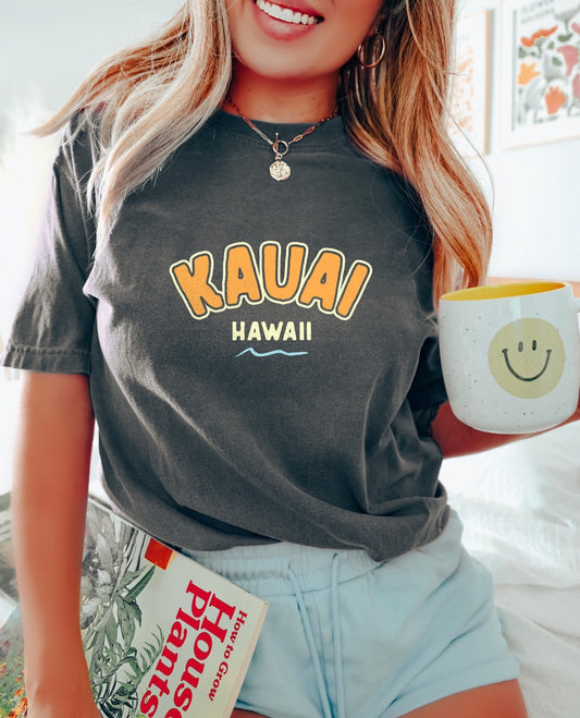 Kauai Hawaii Orange Bubble Tee