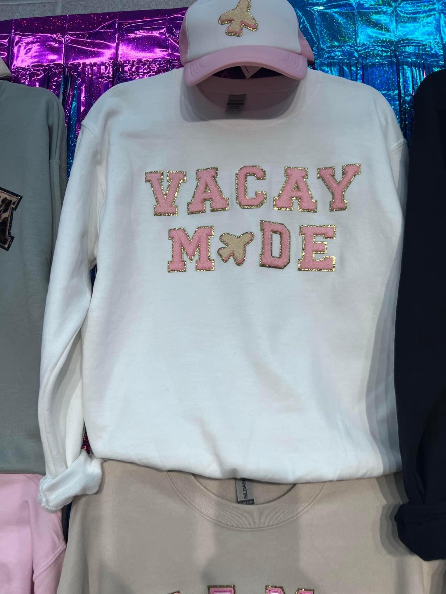 Vacay Mode Patch Tee/Sweatshirt