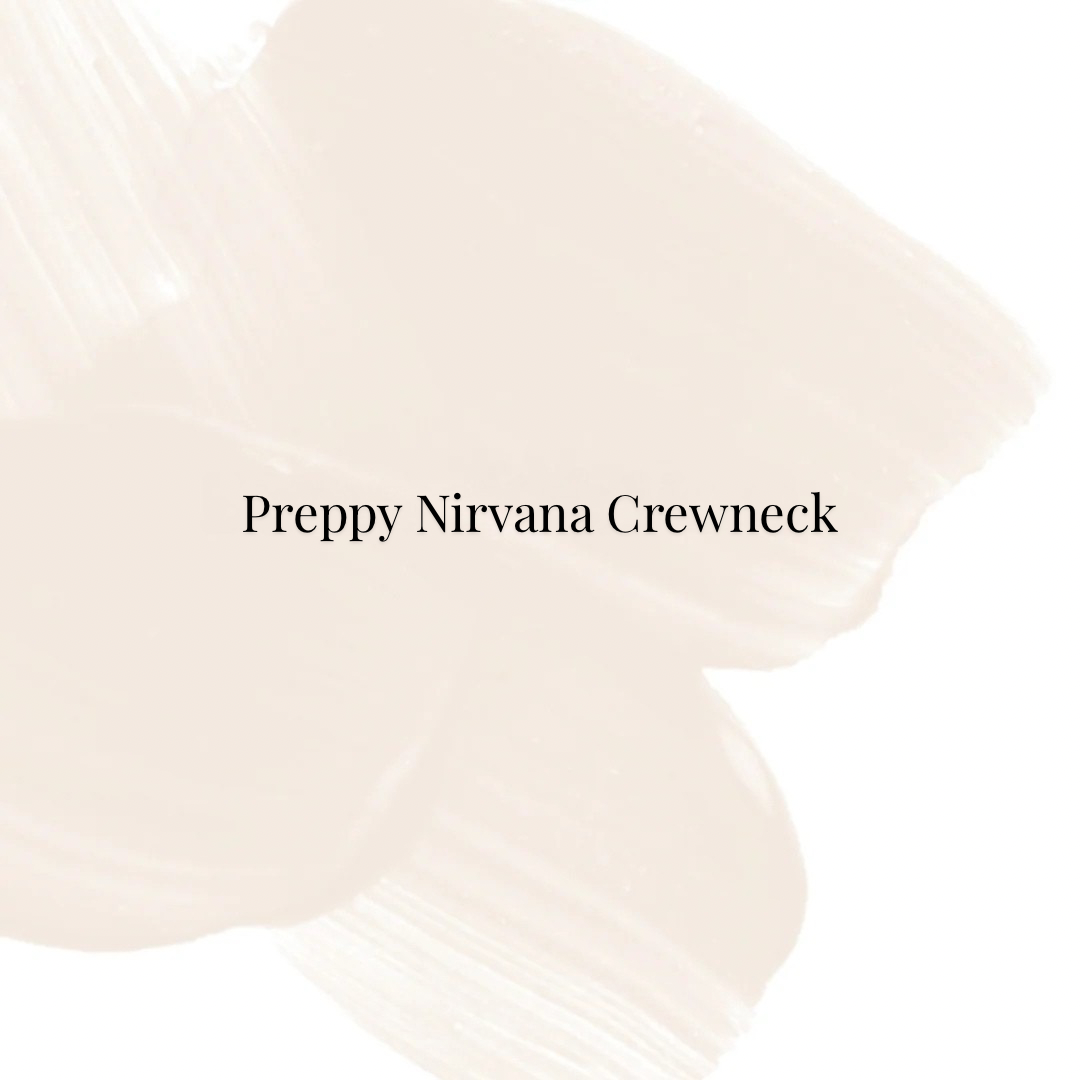 Preppy Nirvana Ghostie Crewneck