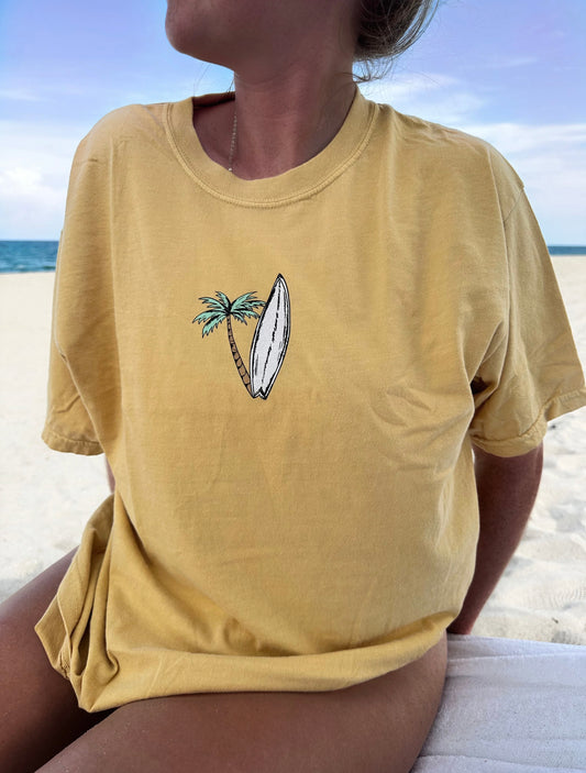 Golden Hour Surfboard Tee