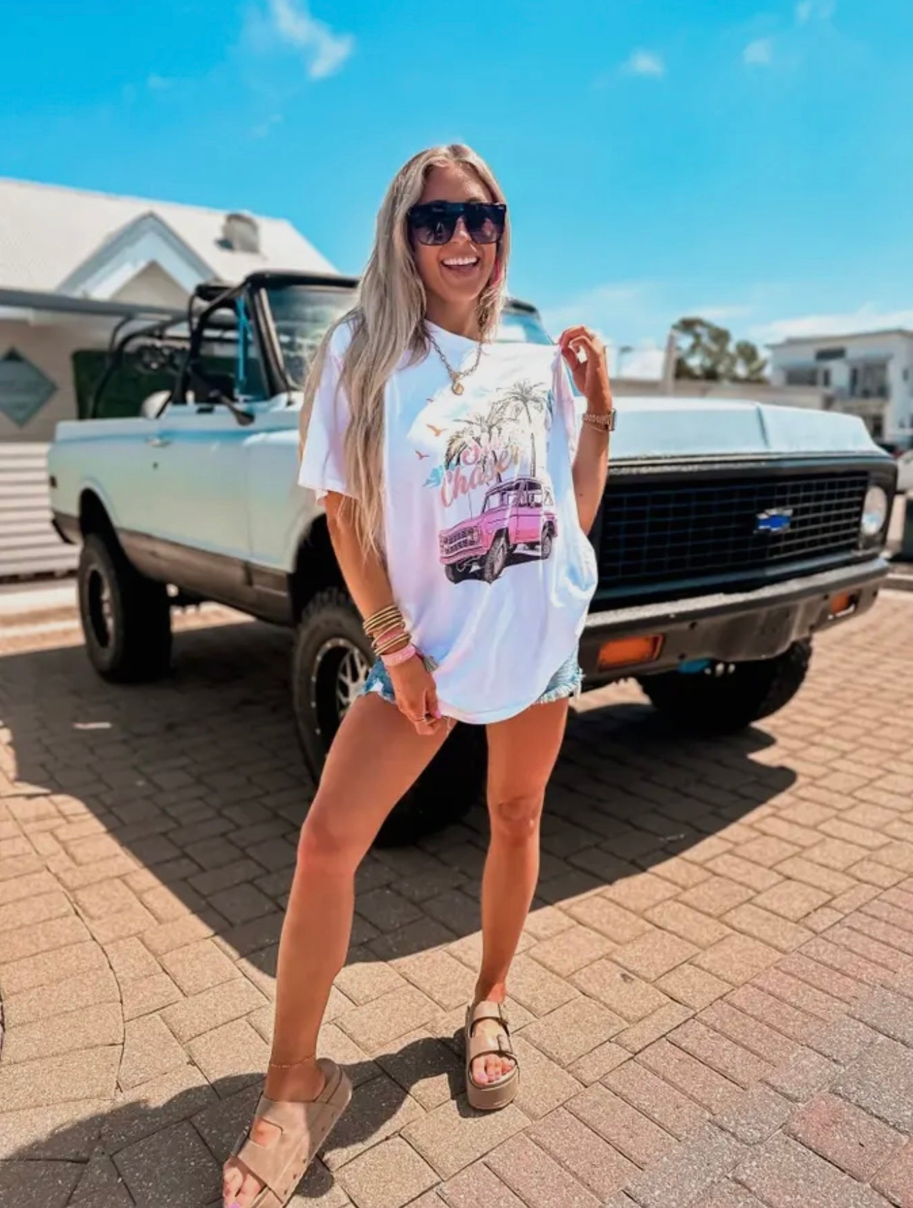Sunset Chaser Bronco Tee