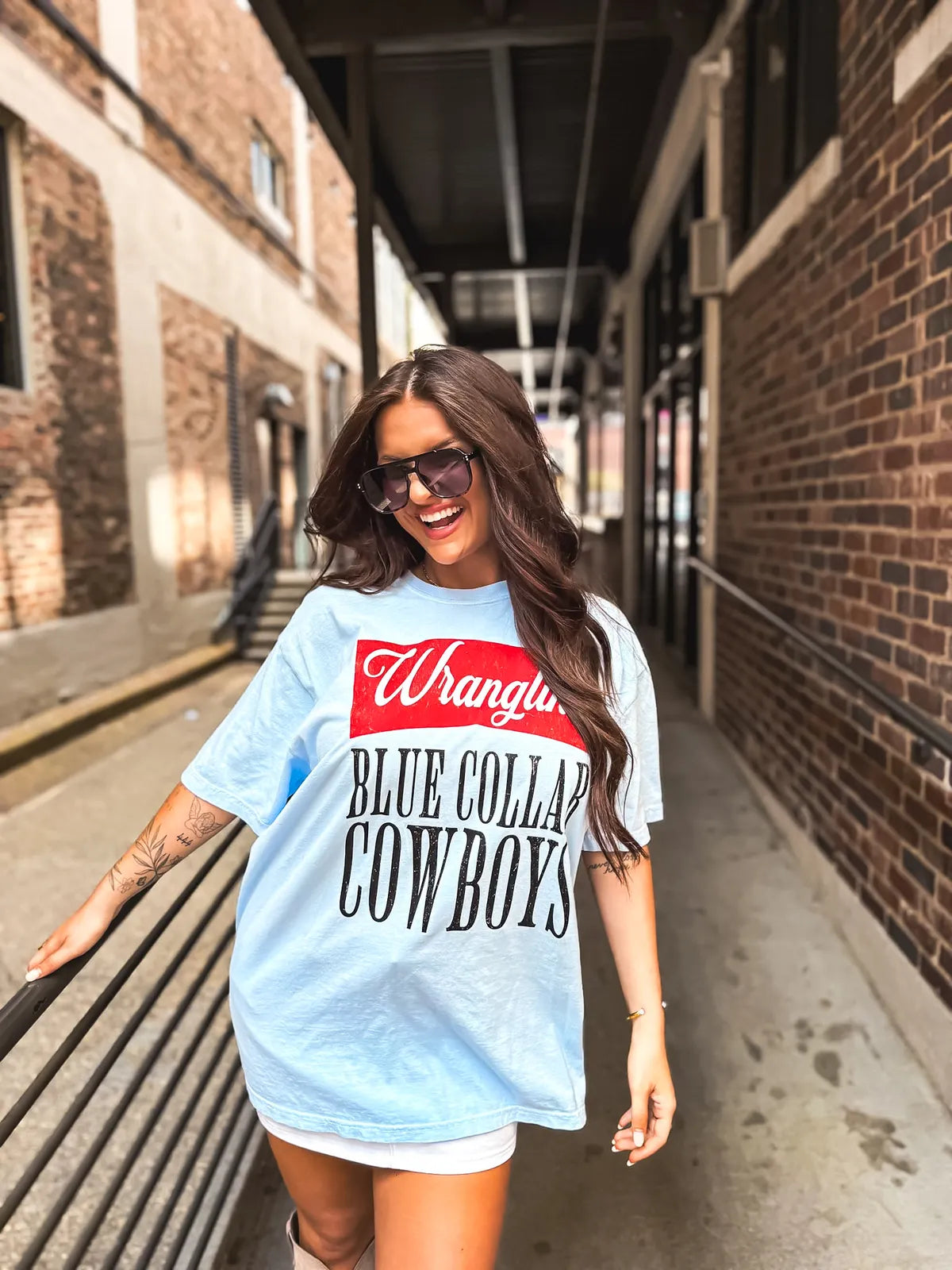 Blue Collar Cowboys Tee