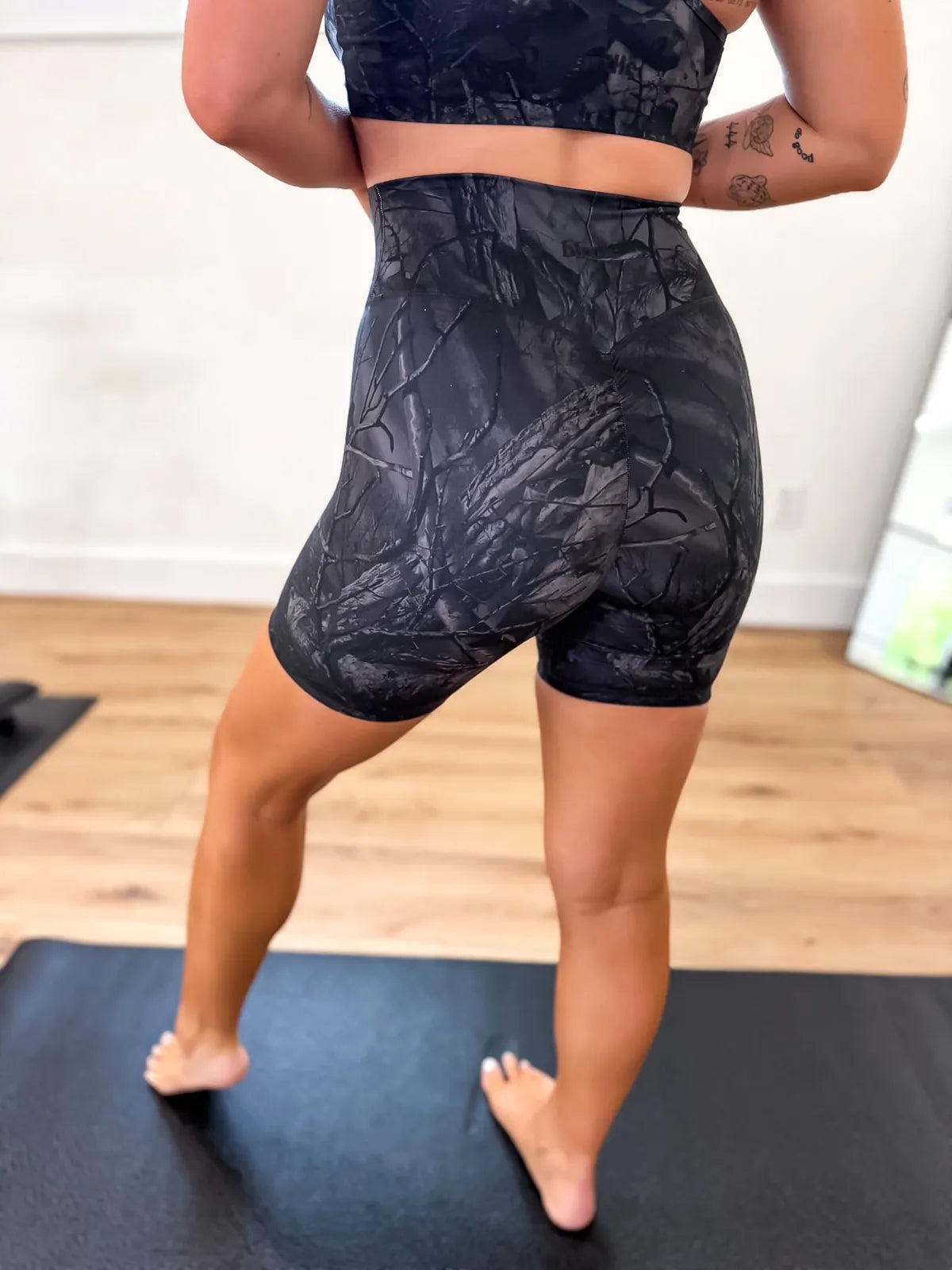 Preorder Carbon Camo Biker Shorts