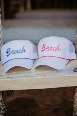 Beach Embroidered Hat