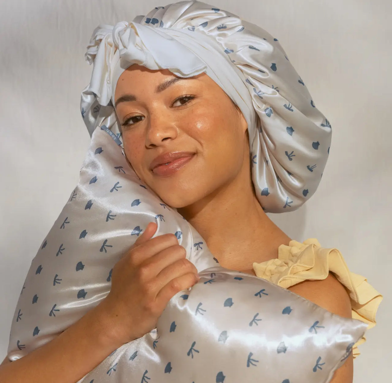 Coastal Bows Satin Pillowcase